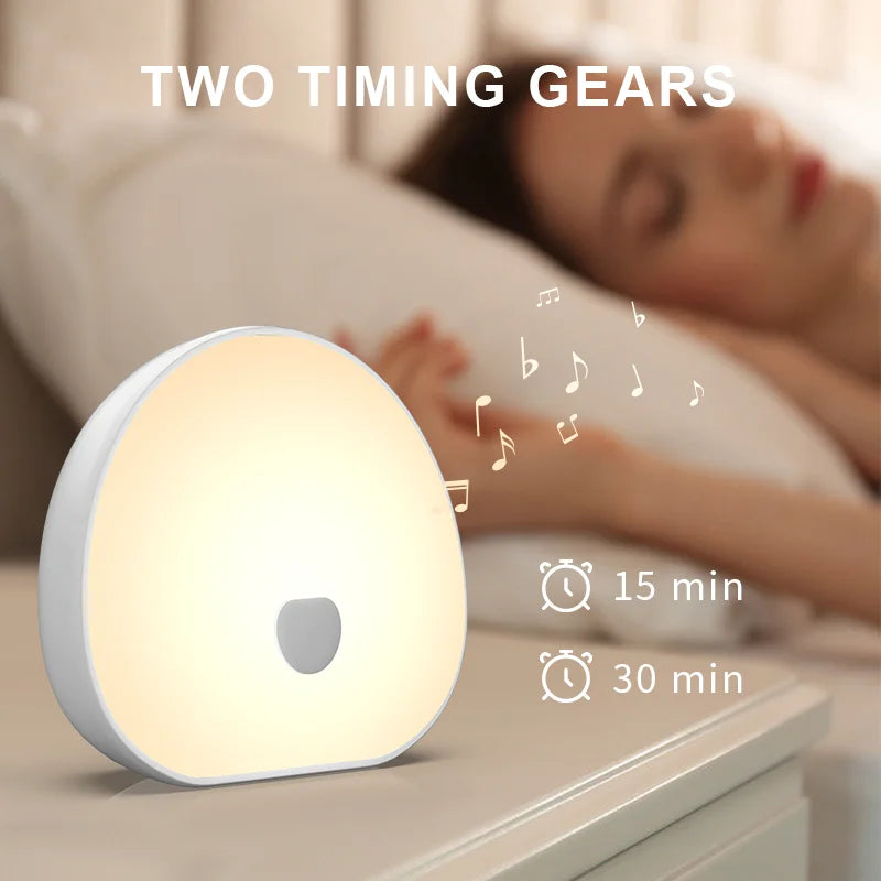 Portable Baby Soft LED Night Light and White Noise Machine